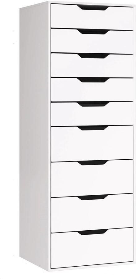 Getone RoyaLuxe Ladekast Ladenkast Ladekasten Ladenkastje Kast Kastje Garderobekast Garderoberek Speelgoed Speelgoedkast Opberg Kast OpbergKasten Organizer Woonkamer Kast Woonkamerkast Ladekastje Lade Kast Ladekast Wit