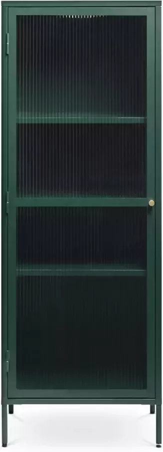 Gewoonstijl Olivine Katja metalen vitrinekast groen 58 x 160 cm