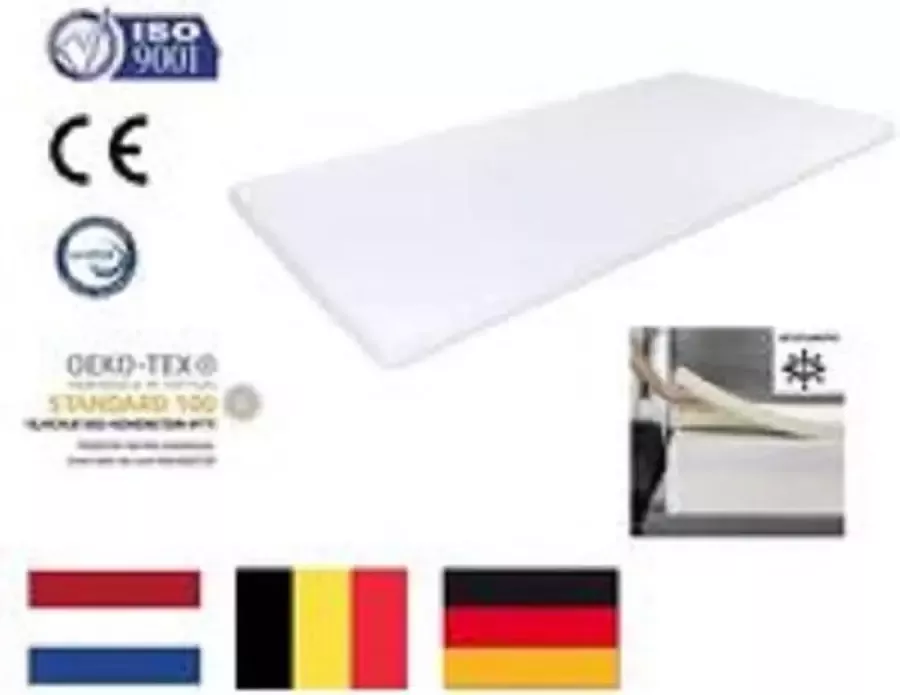 Gezond Slapen Topper Matras 160x210 Dekmatras Traagschuim Nasa Visco 6 7cm