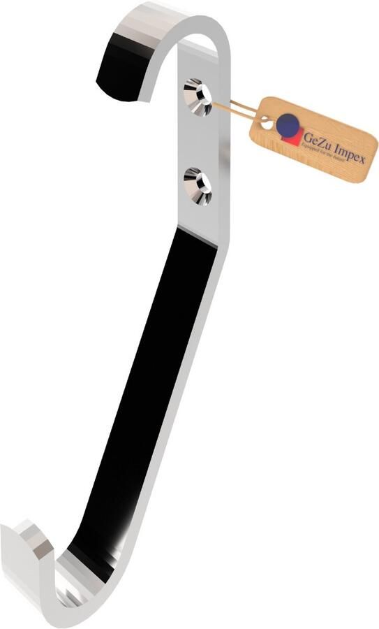 Gezu Impex Kapstokken 185 mm – Chroom Zilver – Ophanghaken Wandhaak