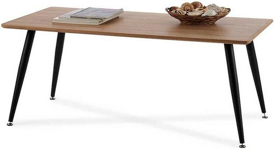 Gift deco Hoofdtafel Zwart Hout Bruin Metaal Melamine DM (60 x 45 x 110 cm)