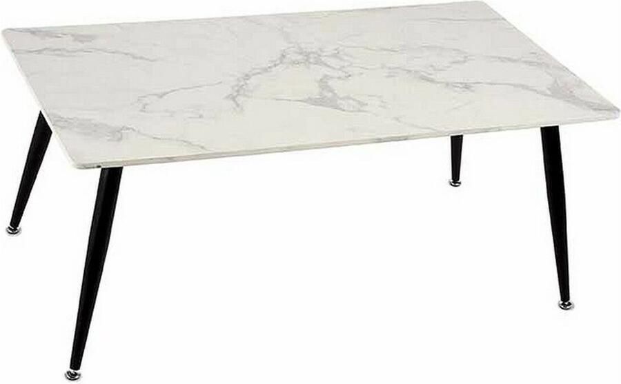 Gift deco Hoofdtafel Zwart Wit Marmer Metaal Melamine DM (60 x 45 x 110 cm)