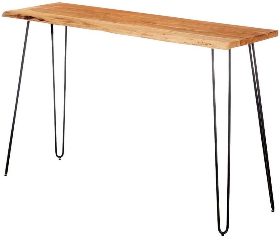 Gift Decor Gang Live Edge Bruin Zwart 120 x 35 x 77 cm 120 x 6 x 35 cm