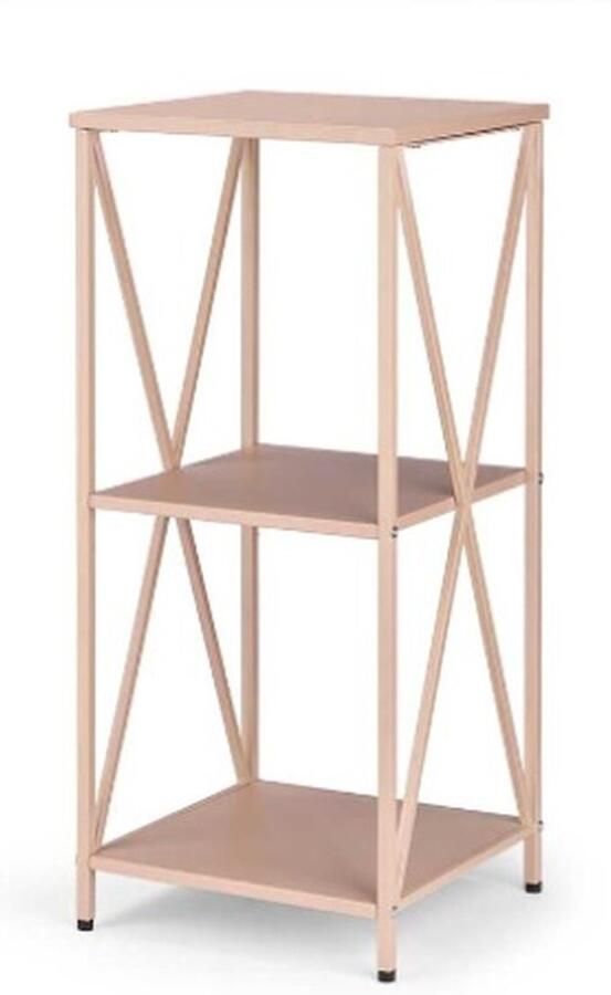 Gift Decor Planken Bruin Metaal 33 x 33 x 75 cm