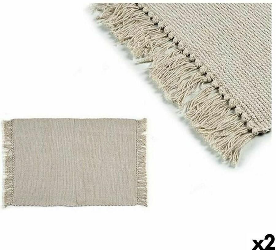 Gift Decor Tapijt Beige 80 x 120 cm (2 Stuks)