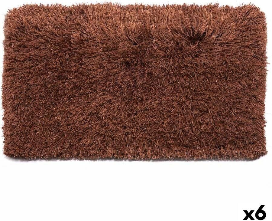 Gift Decor Tapijt Bruin Katoen Polyester 50 x 2 x 80 cm (6 Stuks)