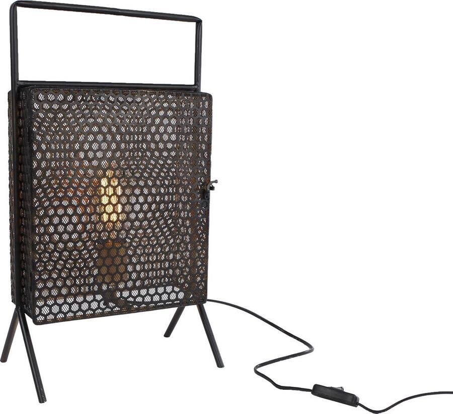 Gifts Amsterdam Tafellamp Leaf 50 cm zwart staal