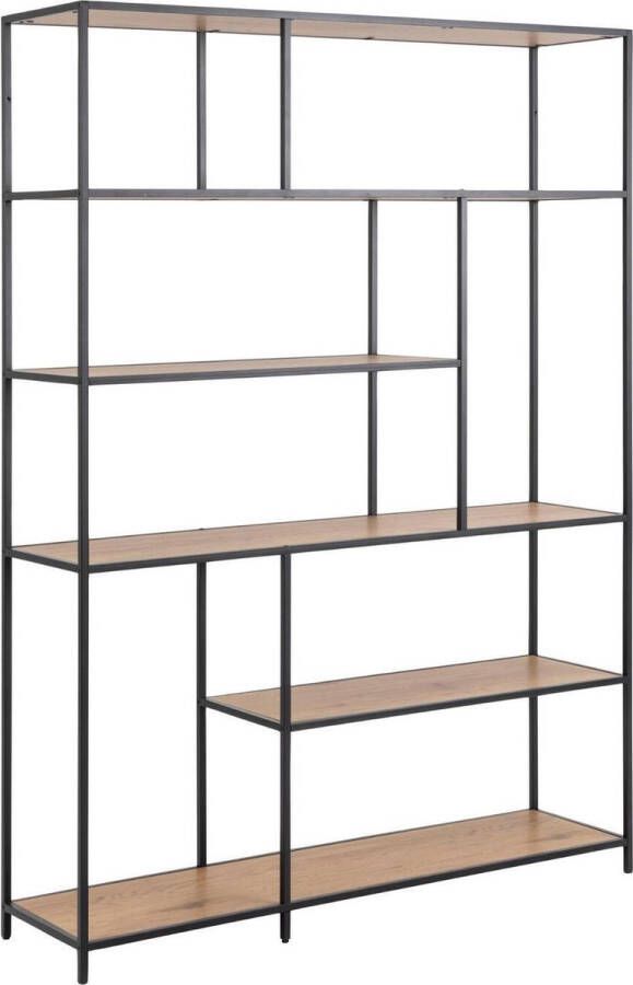 Giga Living Boekenkast Naturel MDF 135x35x185cm Boekenkast Bronx - Foto 2