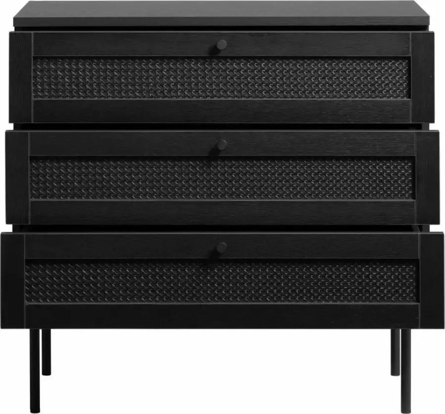 Giga Living Dressoir Pensacola Zwart 3 Lades - Foto 2