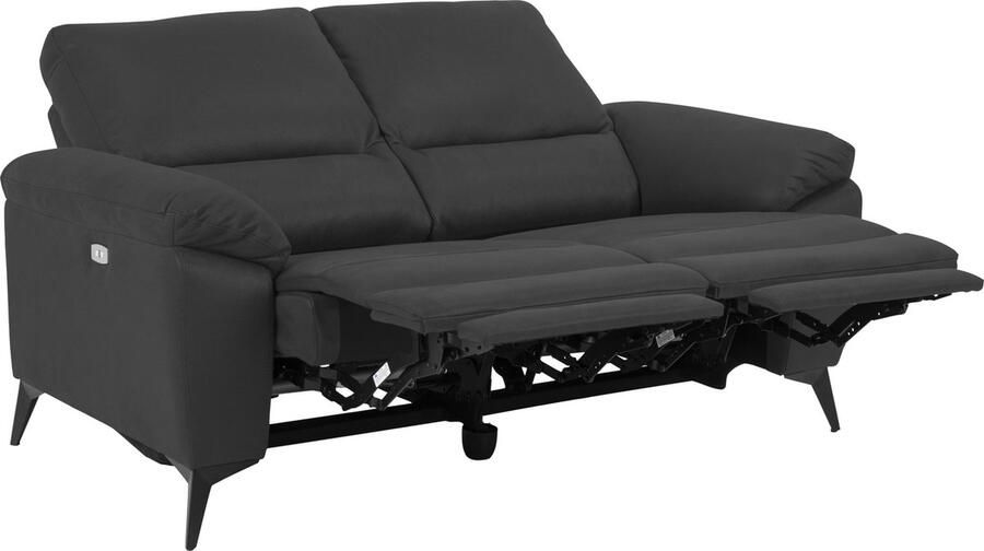 Giga Living 2-zits Relax Bank Ulven Grijs Barry 158cm - Foto 2