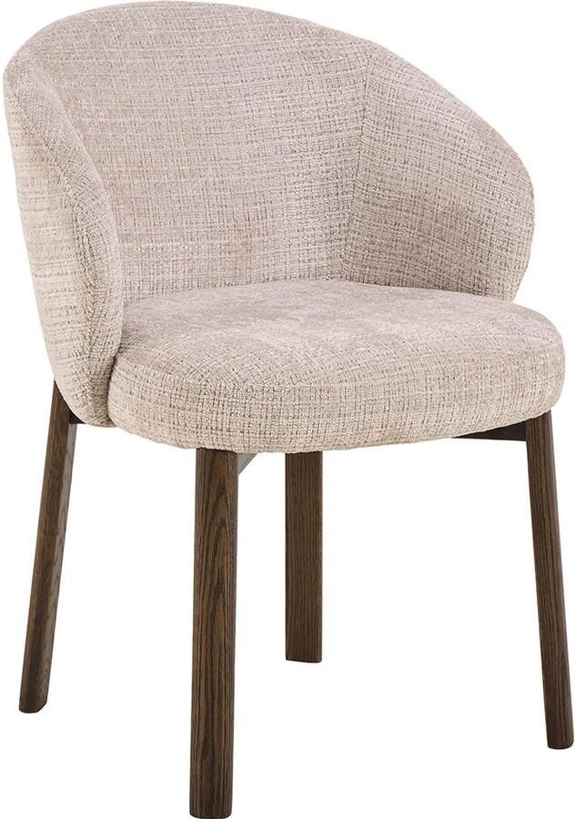 Giga Living Armstoel Durin Juto Beige Eiken Set van 2