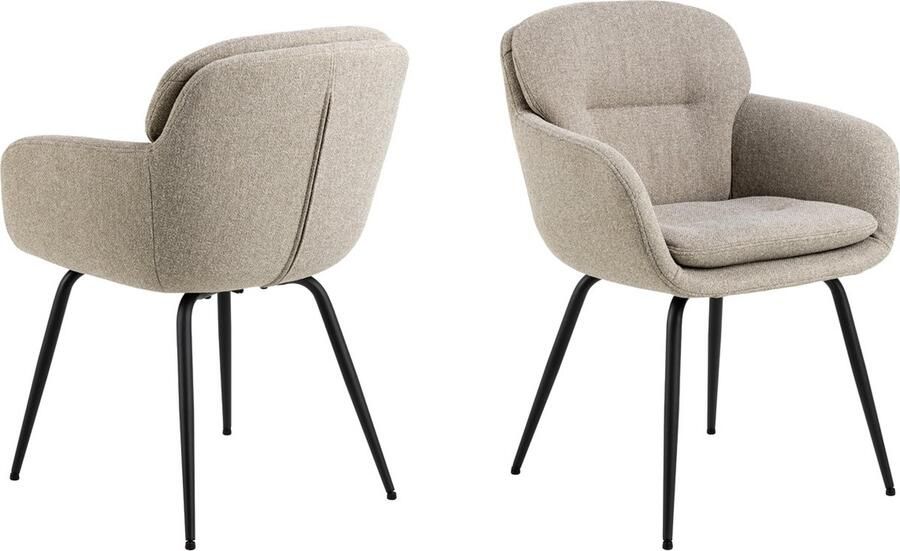 Giga Living Armstoel Martijn Beige - Foto 2