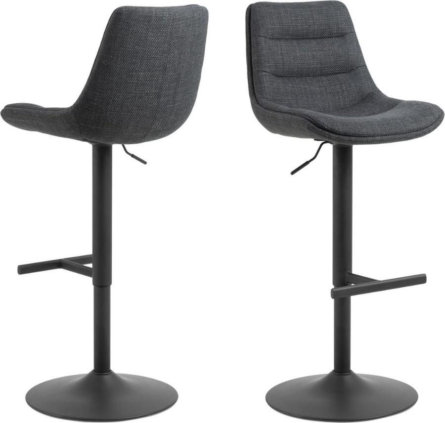 Bendt Draaibare Barkruk Labarron Donkergrijs (zithoogte 65-86cm) - Foto 3