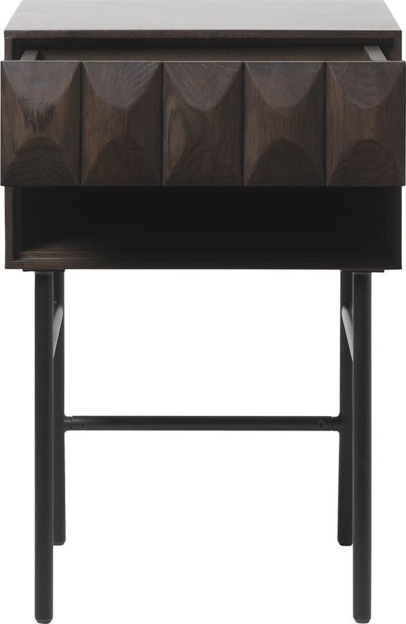 Giga Living Bijzettafel Latina Espresso 46x46 cm