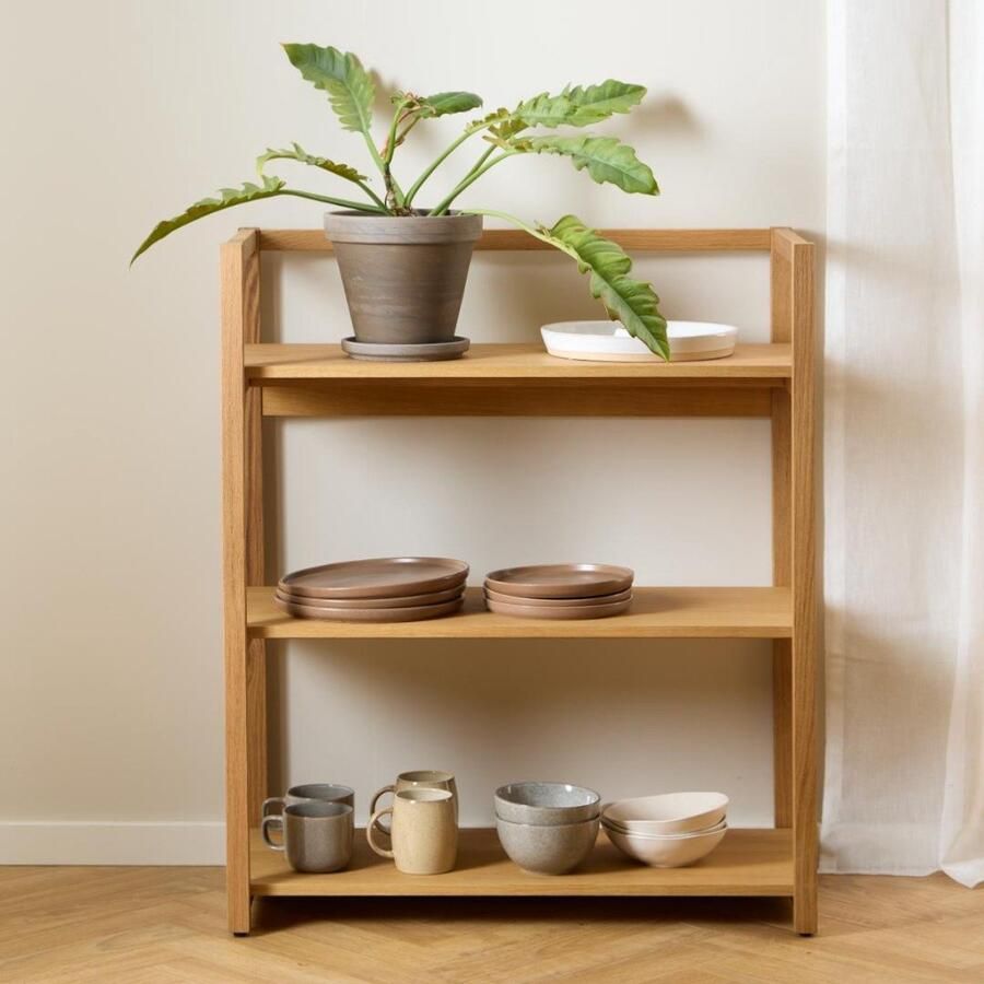 Giga Living Boekenkast Mista Naturel 80x40x93 3cm - Foto 2