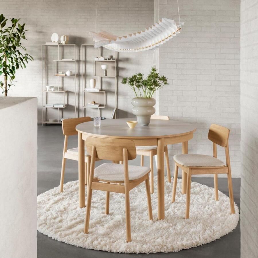 Giga Living Boekenkast Varven Melamine Grijs Open 185cm