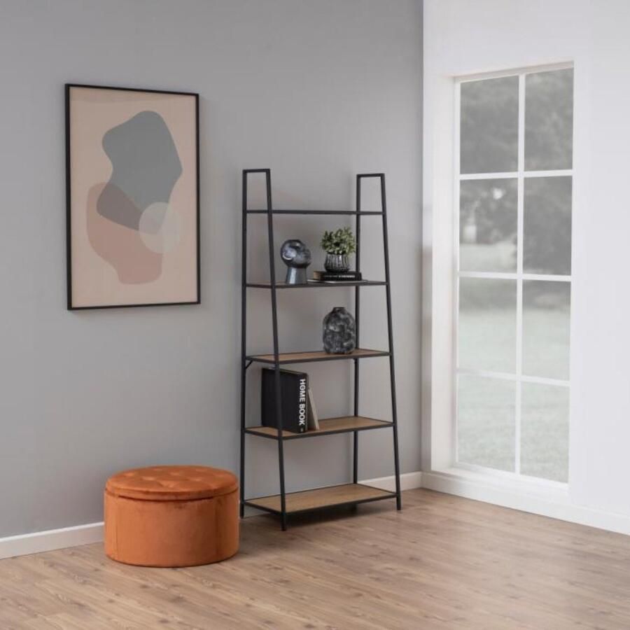 Giga Living Boekenkast Varven Paper Mat Wild Eiken 174 5cm