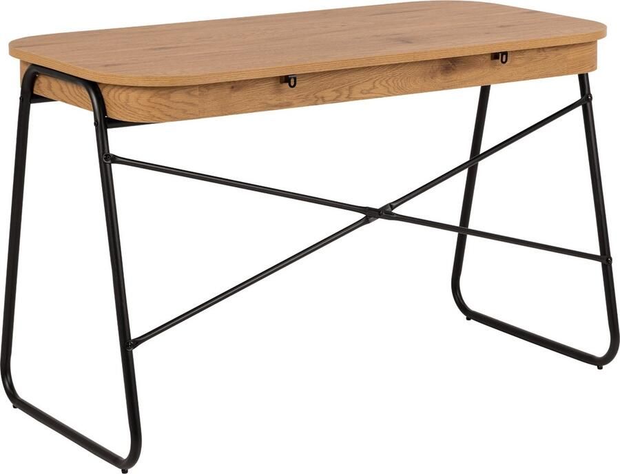 Giga Living Bureau MDF Naturel 2-Lades 120x60x75cm Niek