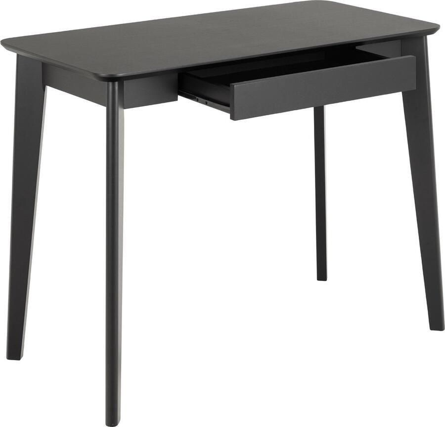 Giga Living Bureau MDF Zwart 1-Lade 100x50x75cm Levi