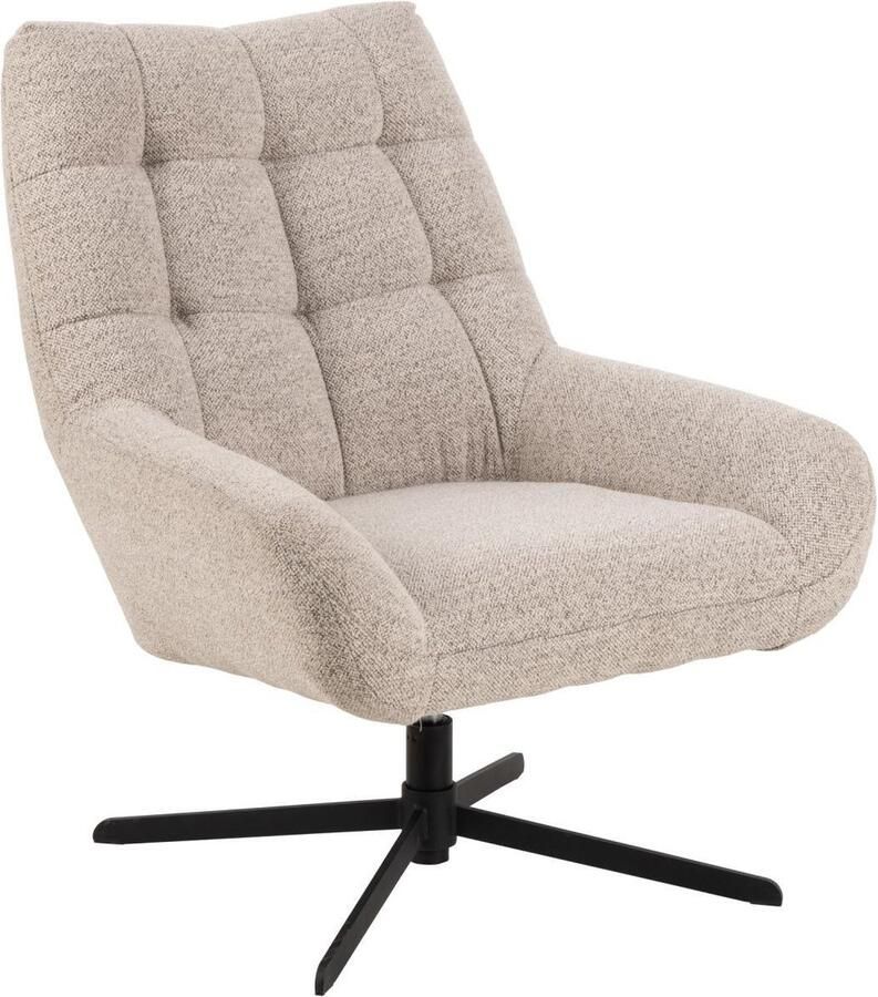 Giga Living Draaifauteuil Beige Textiel 73x82x88cm Fauteuil Maeve - Foto 2