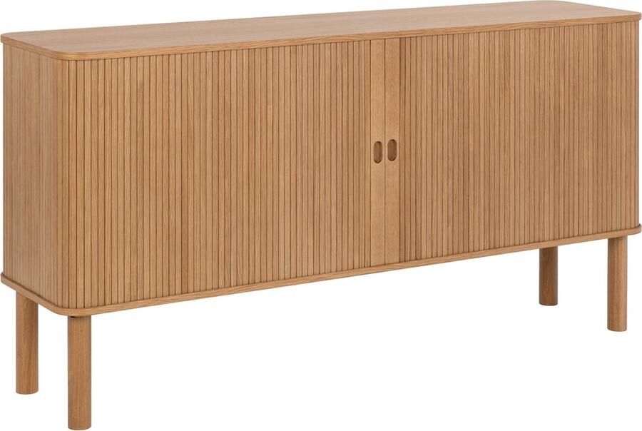 Giga Living Dressoir Naturel MDF Schuifduren 160x40x80cm Rustam