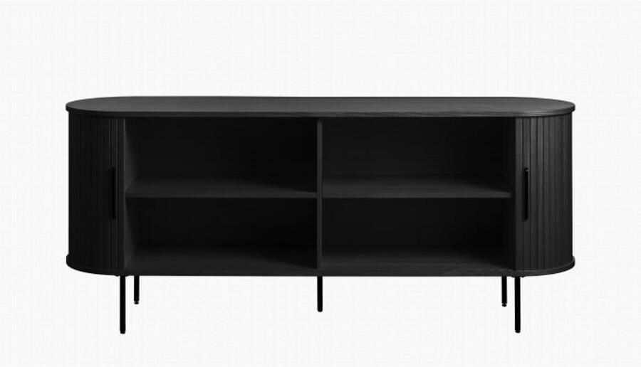 Giga Living Dressoir Nola eikenhout 180 cm zwart