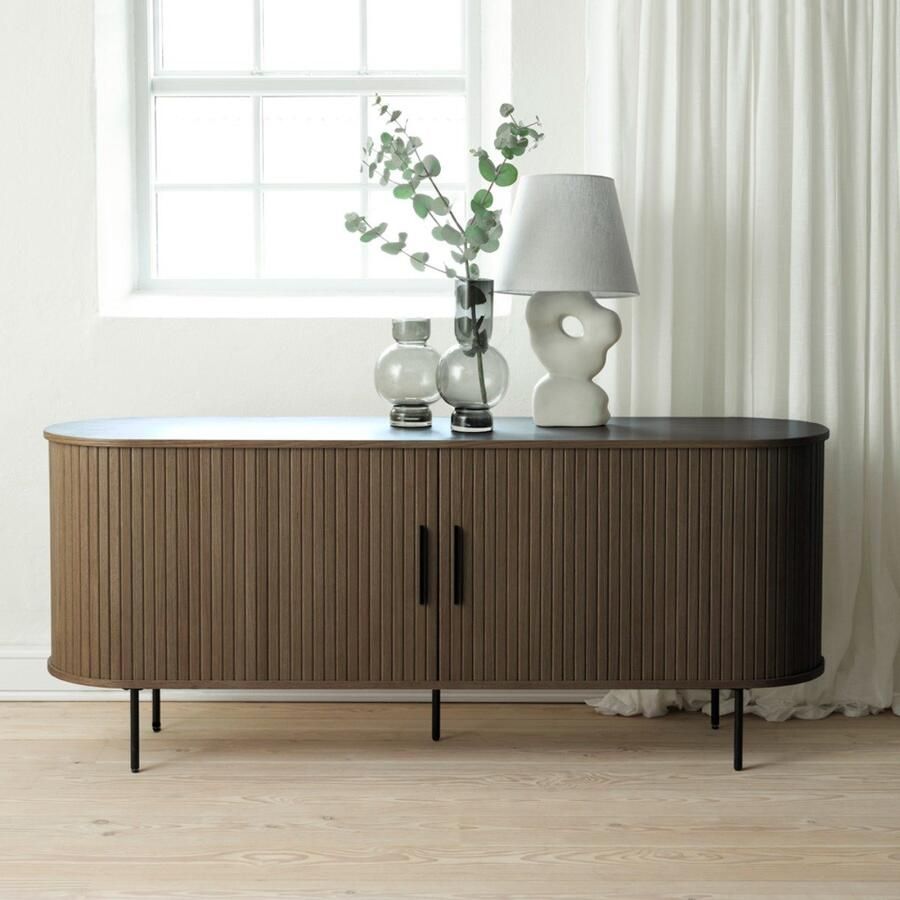 Giga Living Dressoir Nola Smoked Eiken 180cm