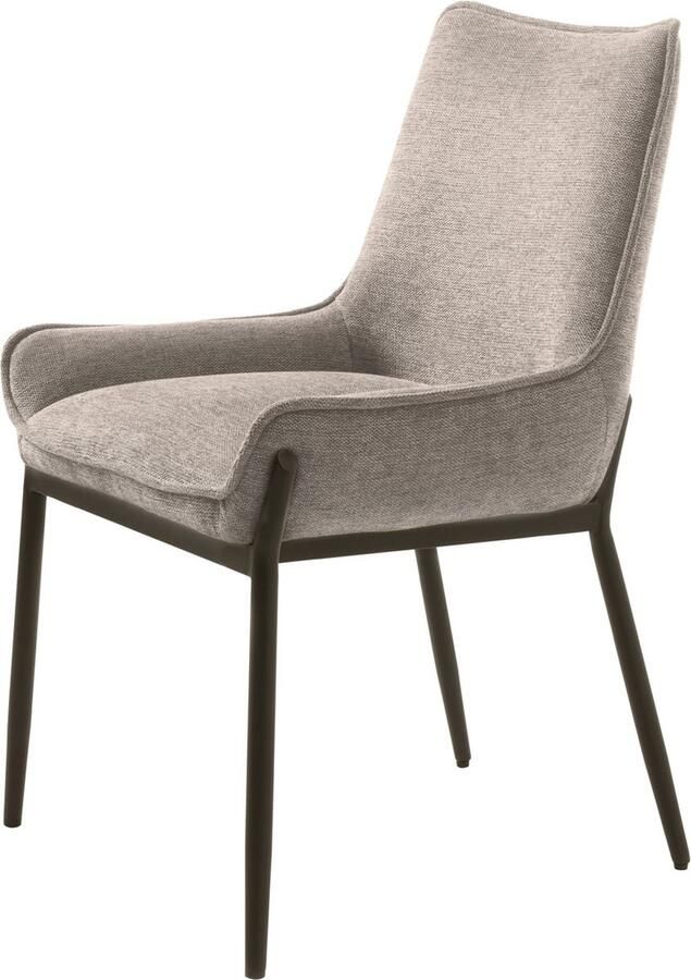 Giga Meubel Giga Living Eetkamerstoel Zandkleur Stof 59x58x84cm Calgary