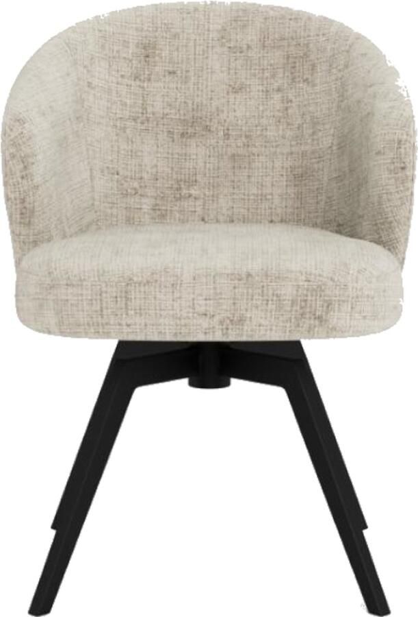 Giga Living Eetkamerstoel Durin Beige Stof Zithoogte 48cm - Foto 3