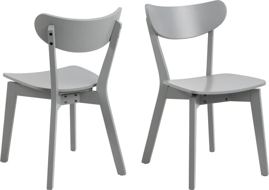 Giga Living Eetkamerstoel Levi MDF Lichtgrijs