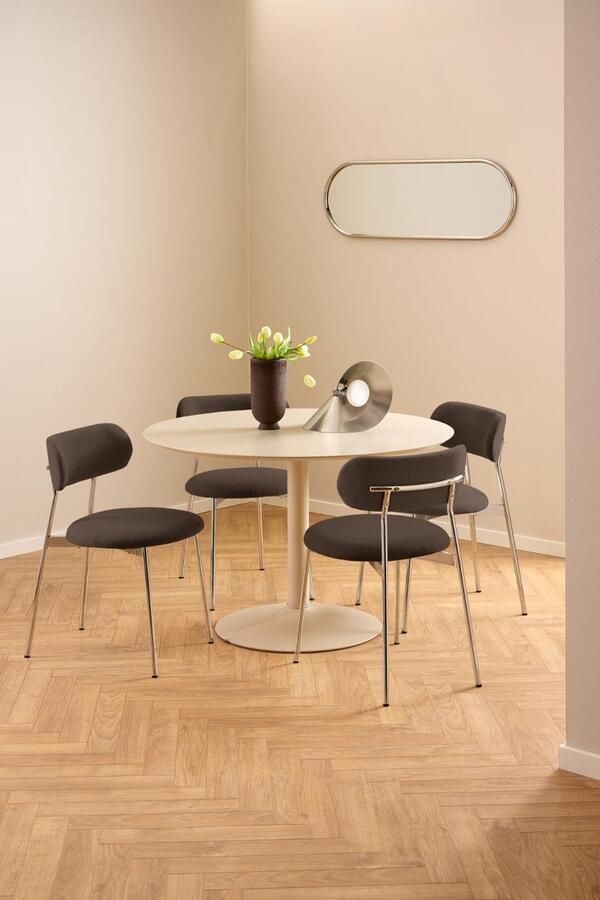 Giga Living Eetkamerstoel Morka Bruin Apia Set van 2