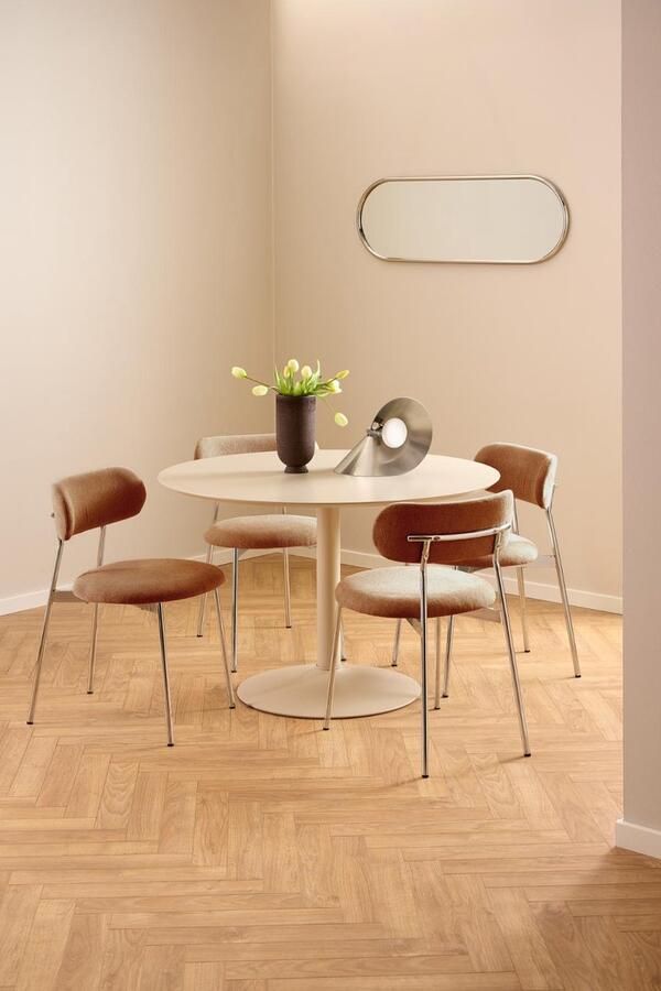 Giga Living Eetkamerstoel Morka Terracotta Apia Set van 2