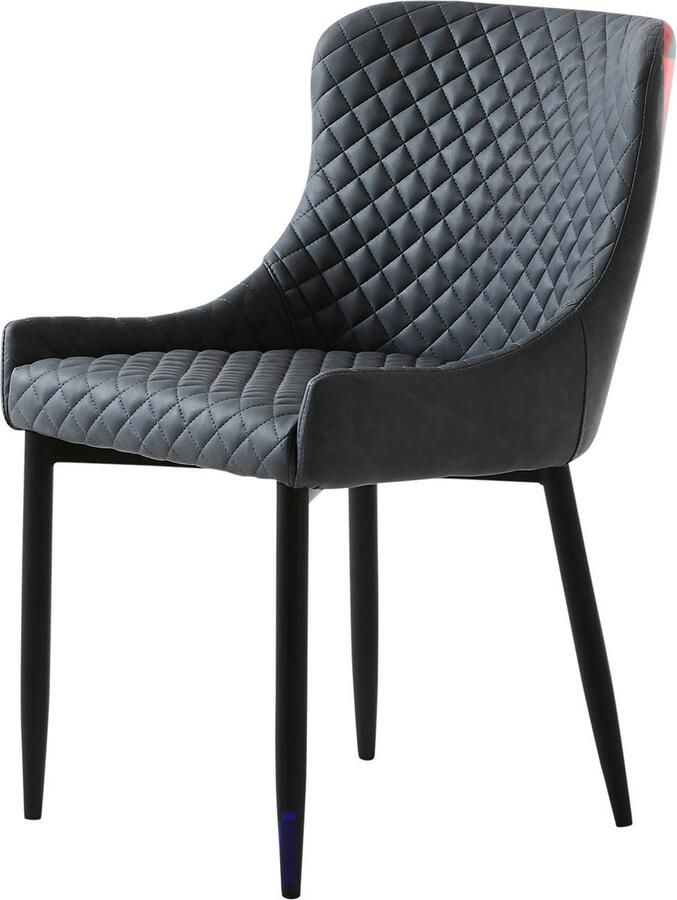 Giga Meubel Giga Living Eetkamerstoel Ottowa Grijs Pu