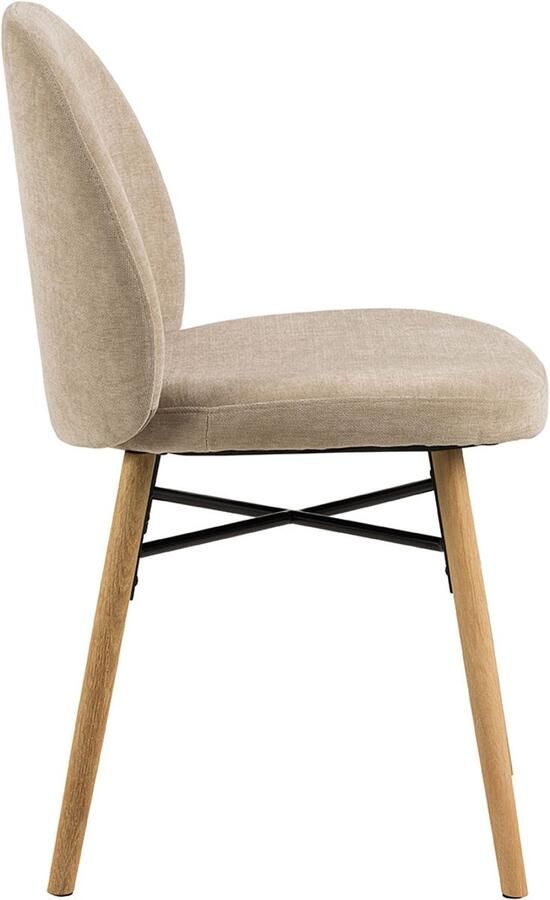 Bendt Eetkamerstoel Mehan Chenille Beige