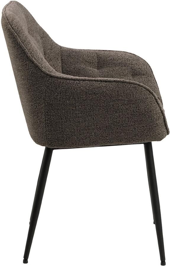 Giga Living Eetkamerstoel Zion met Armleuning Taupe