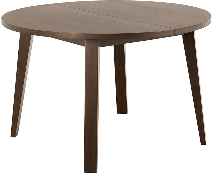 Bendt Uitschuifbare Ronde Eettafel Mads Eiken 120 170 220 x 120cm Bruin - Foto 2