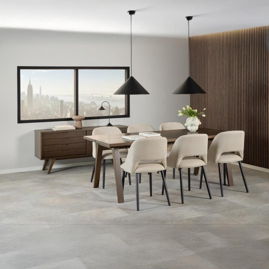 Bendt Uitschuifbare Eettafel Mads Eiken 200 243 286 x 95cm Bruin