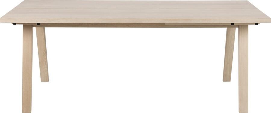 Hioshop A-Line eetkamertafel voorbereid voor extra plaat eik. - Foto 2