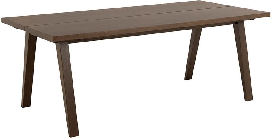 Bendt Uitschuifbare Eettafel Mads Eiken 200 243 286 x 95cm Bruin - Foto 2