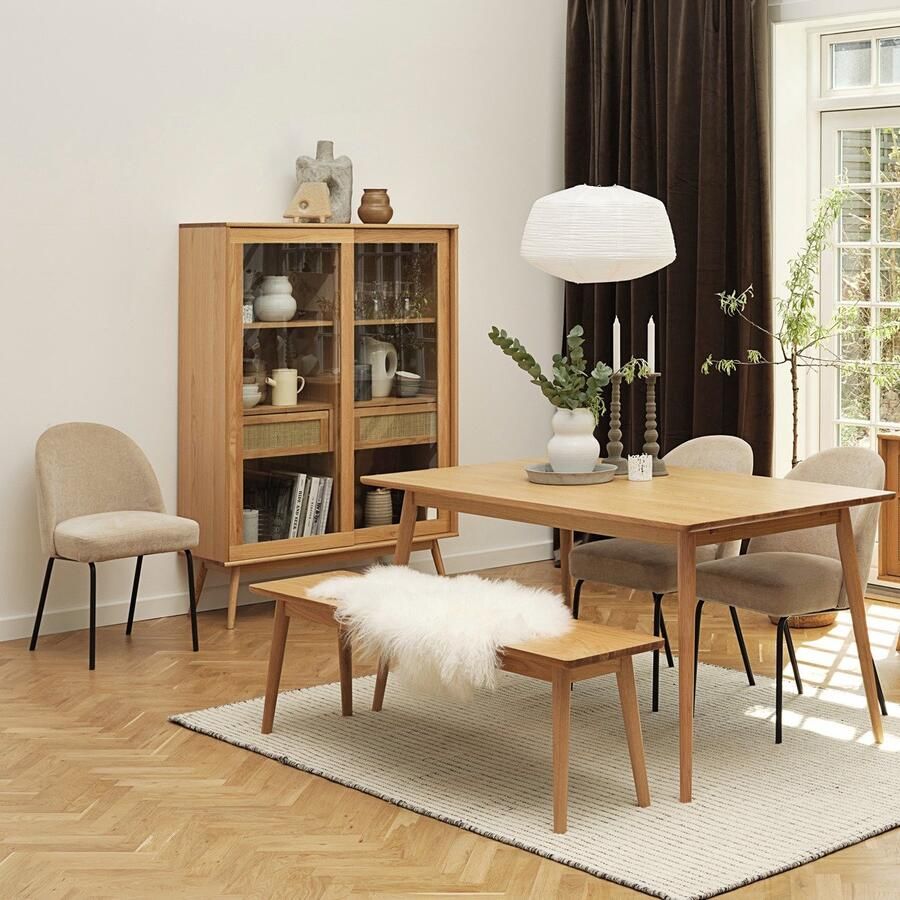 Giga Living SenS-Line Tuinbank Sipora Teakhout Naturel 180x62x90cm