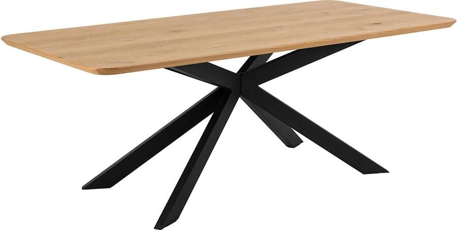 Giga Living Eettafel Dain 200x100x75cm Naturel Eikenhout