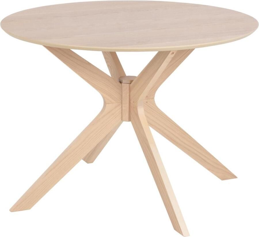 Giga Living Eettafel Rond 105cm Naturel MDF 2-4 Personen Janine - Foto 2