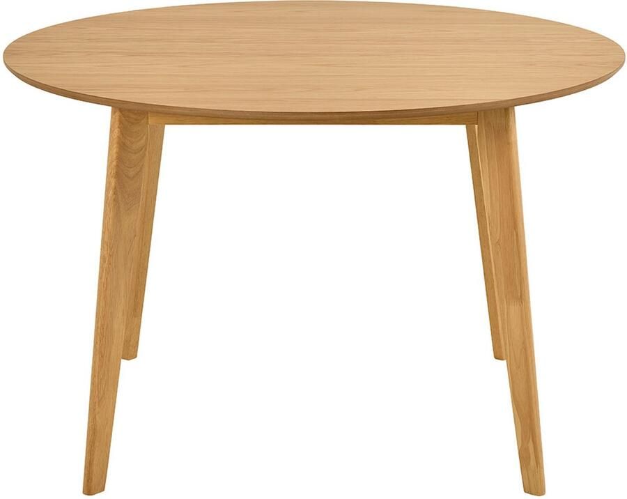 Giga Living Eettafel Levi Walnut Fineer Mat Ø120x76cm - Foto 3