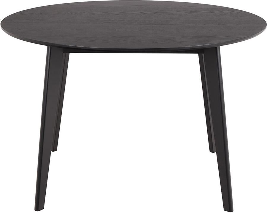 Giga Living Eettafel Levi Eikenfineer Mat Zwart Ø120x76cm - Foto 2