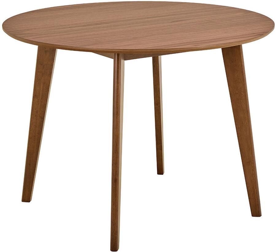 Giga Living Eettafel Walnoot MDF 105x105x76 cm Eettafel Levi Walnoot - Foto 2