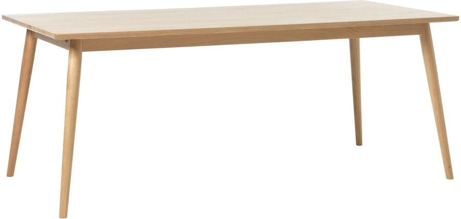 Giga Living Eettafel Naturel Eikenhout 190x90x75cm Barrali