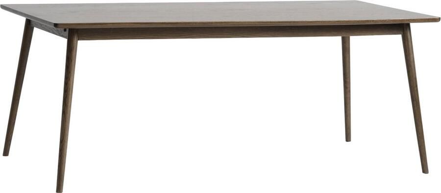 Giga Living Eettafel Rechthoek 190cm Eikenhout Uitschuifbaar Barrali