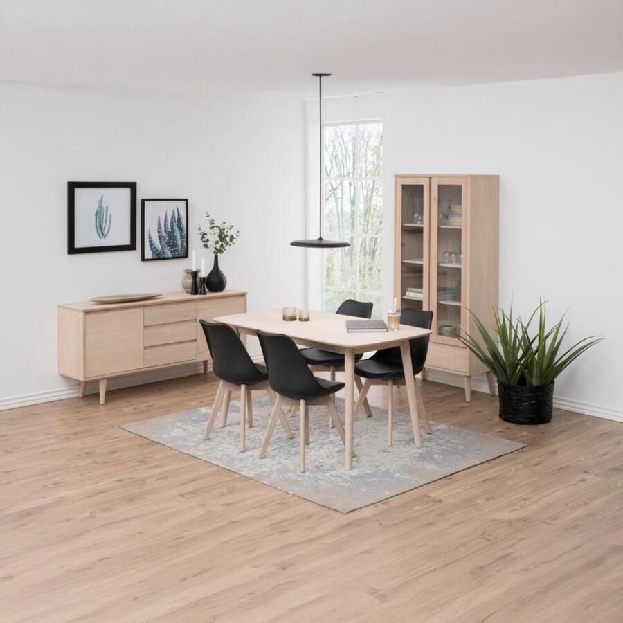 Scandes Giga Living Eettafel Rosta Rechthoek Naturel 150x80x75 5cm - Foto 3