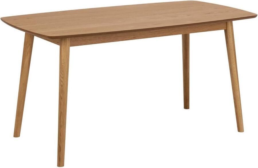 Leen Bakker Eetkamertafel Ulfborg eikenkleur 80x150x75 5 cm - Foto 3