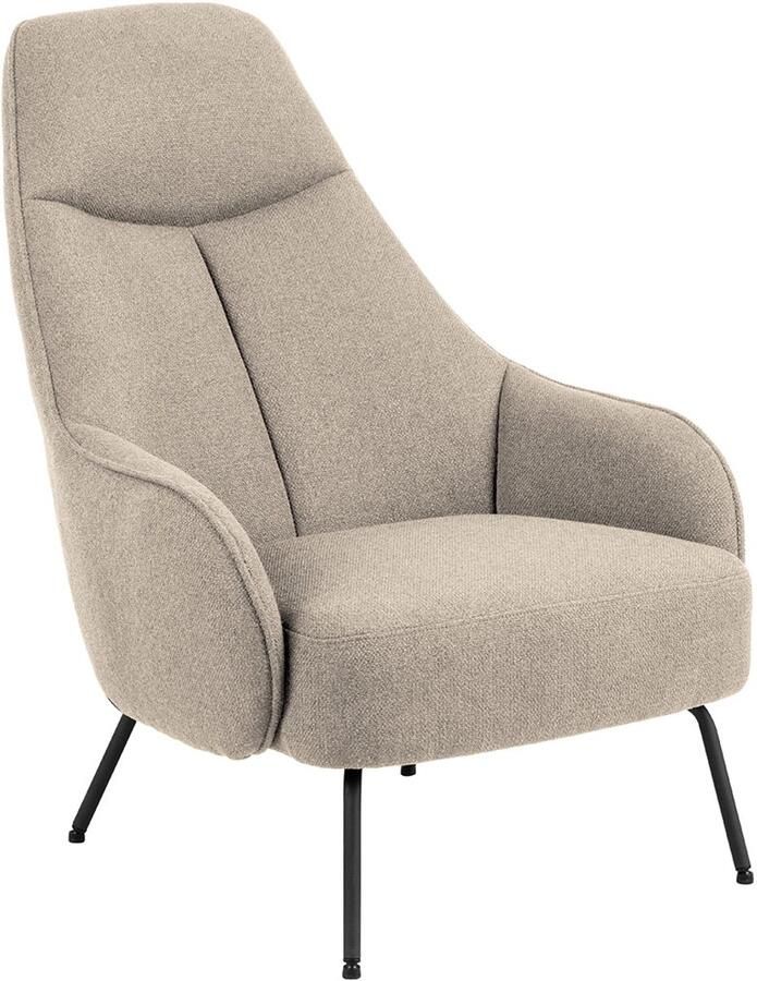 Giga Living Fauteuil Bertus Stof Beige Zithoogte 40cm - Foto 2